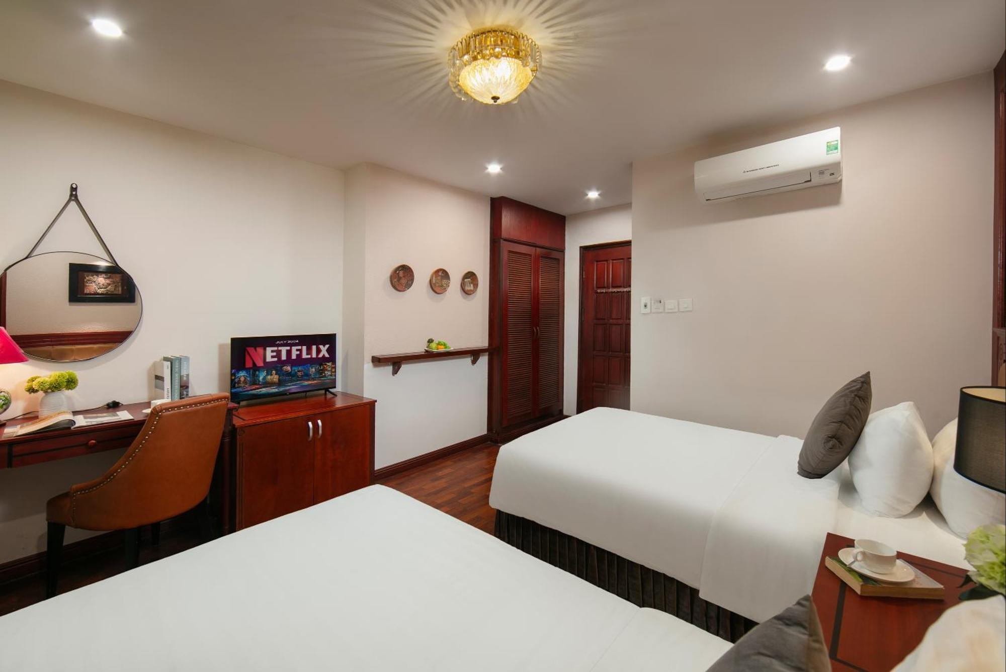 Bonjour D'An Nam Hotel Hanoi Bagian luar foto